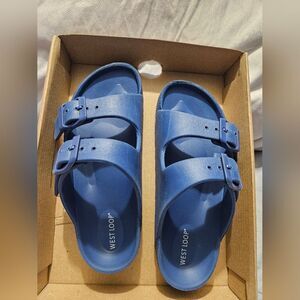 West Loop Kids Blue Sandals 13-1